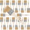 Chip Brush 2inch Bulk 96Ea Disposable Paint Brushes Cheap Natural Bristle Paint Brushes for Glue, Varnish,Wood Stain,Furniture Paint Brush,Painting Walls